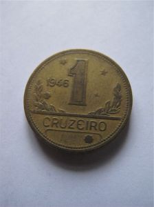 Бразилия 1 крузейро 1946