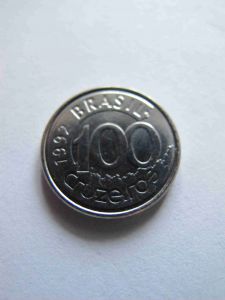 Бразилия 100 крузейро 1992