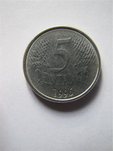 Бразилия 5 сентаво 1996