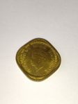 Монета Британская Индия 1/2 АННЫ 1943