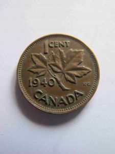 Канада 1 цент 1940