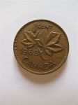 Монета Канада 1 цент 1963