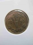 Монета Канада 5 центов 1943
