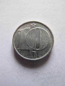 Чехословакия 10 гелеров 1975