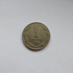 Монета Чили 1 песо 1975