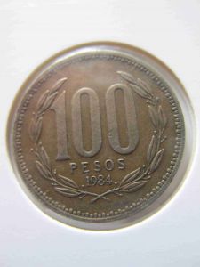 Чили 100 песо 1984