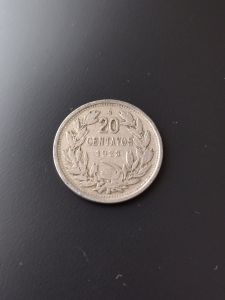 Чили 20 сентавос 1923