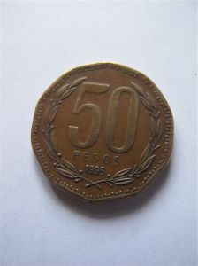 Чили 50 песо 1995