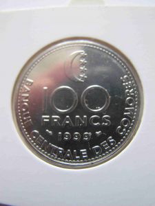 Коморские острова 100 франков 1999