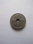 Монета Дания 10 эре 1934