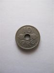 Монета Дания 10 эре 1938
