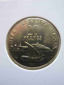 Джибути 20 франков 2007