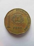 Монета Доминиканская республика 1 песо 1993