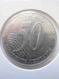 Эквадор 50 сентаво 2000