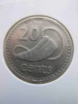 Монета Фиджи 20 центов 1985