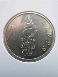 Фиджи 20 центов 2003
