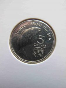 Фиджи 5 центов 1995 FAO