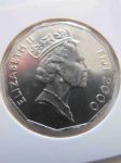 Монета Фиджи 50 центов 2000