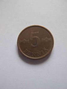 Финляндия 5 пенни 1965