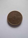 Монета Финляндия 5 пенни 1965