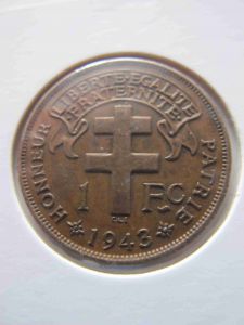 Экваториальная Африка 1 франк 1943