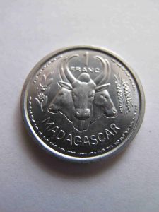 Мадагаскар 1 франк 1958