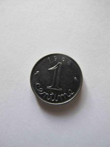 Монета Франция 1 сантим 1968