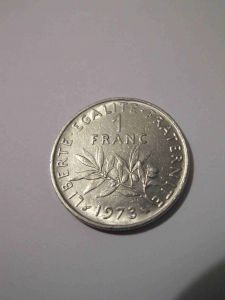 Франция 1 франк 1973