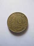 Монета Франция 10 сантимов 1964