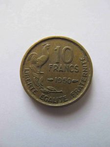 Франция 10 франков 1950