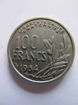 Монета Франция 100 франков 1954