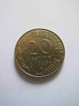 Монета Франция 20 сантимов 1995