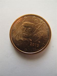 Франция 5 евроцентов 2012