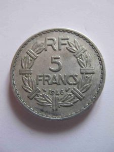 Франция 5 франков 1946