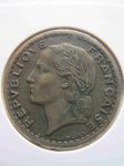 Монета Франция 5 франков 1946 алюминиевая бронза