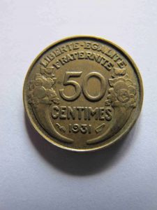 Франция 50 сантимов 1931