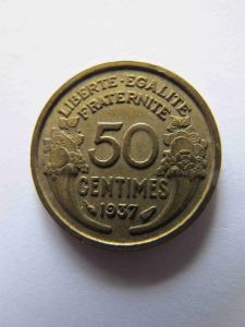 Франция 50 сантимов 1937