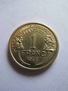 Французская Западная Африка 1 франк 1944
