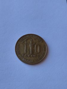 Французская Западная Африка - ТОГО 10 франков 1957 