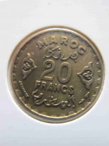 Французское Марокко 20 Франков АН1371