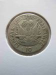 Монета Гаити 10 сентим 1958