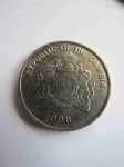 Монета Гамбия 25 бутут 1998