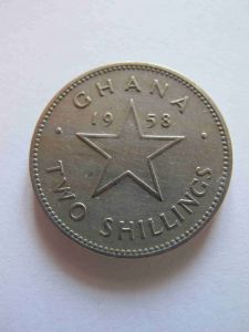 Гана 2 шиллинга 1958