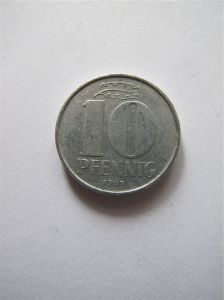 ГДР 10 пфеннигов 1967