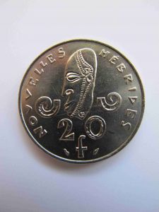 Новые Гебриды 20 франков 1975