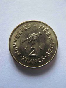 Новые Гебриды 2 франка 1973