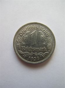 Германия 1 рейхсмарка 1936 E