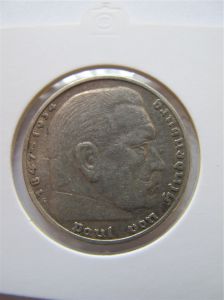 Германия 5 рейхсмарок 1935 G 