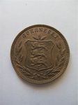 Монета Гернси 8 дублей 1902