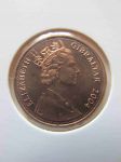 Монета Гибралтар 1 пенни 2004